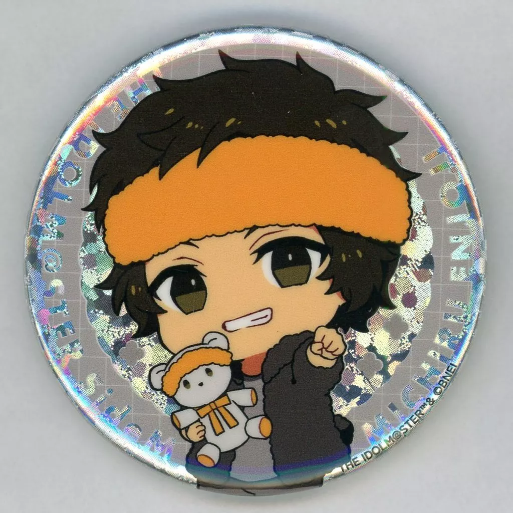 円城寺道流 「アイドルマスター SideM ポップアップストア Winter Bears トレーディングホログラムデフォルメ缶バッジB」