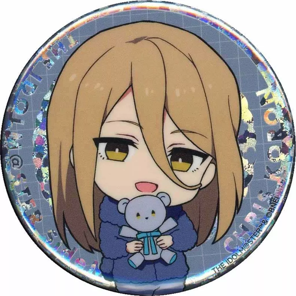 古論クリス 「アイドルマスター SideM ポップアップストア Winter Bears トレーディングホログラムデフォルメ缶バッジB」