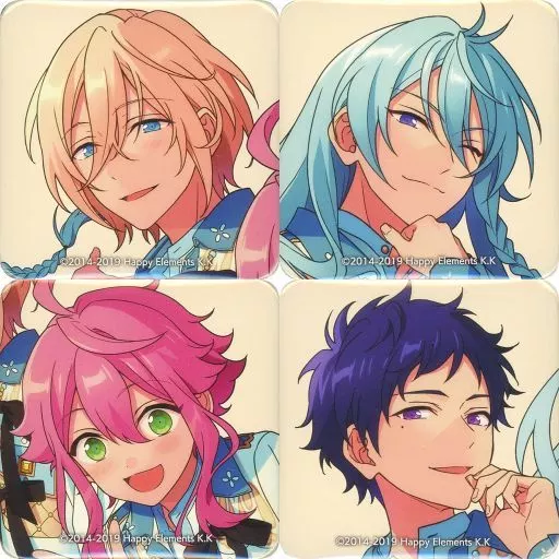 バッジ・ピンズ　[単品] fine アイドルスクエア缶バッジセット 「CD あんさんぶるスターズ!! アルバムシリーズ TRIP fine アニメイト限定セット」 同梱特典
