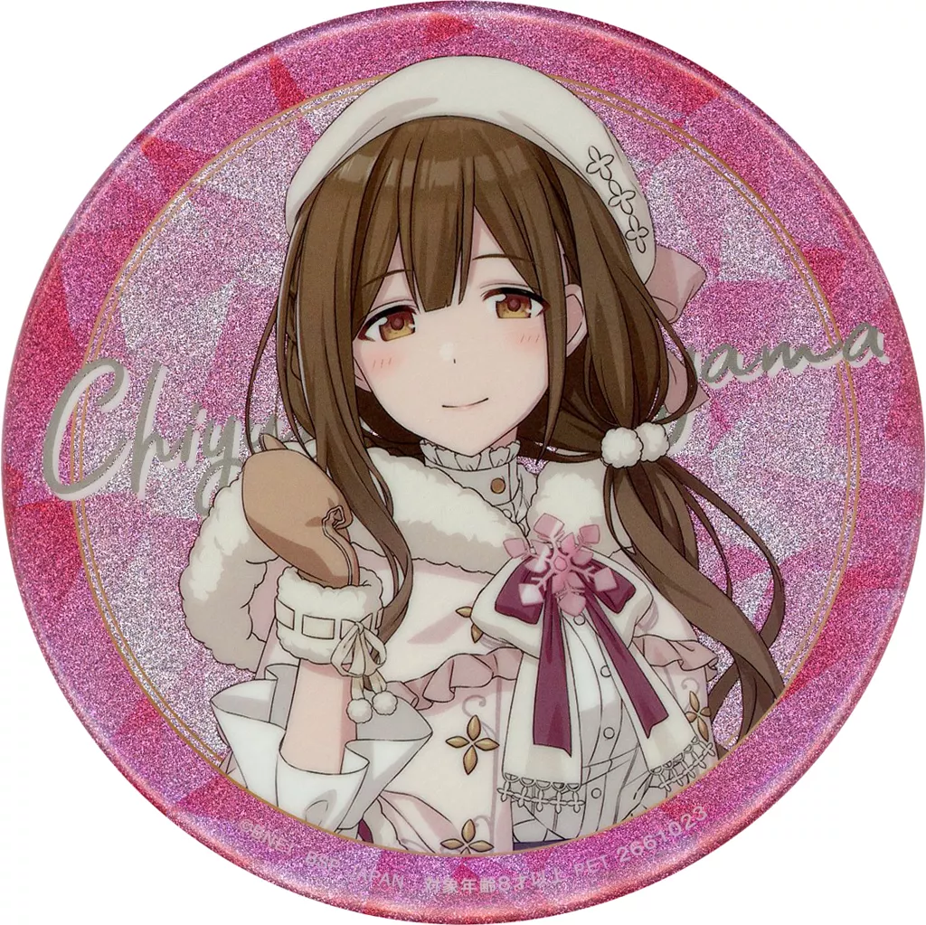 桑山千雪 グリッター缶バッジvol.3 「アイドルマスター シャイニーカラーズ」 ナムコ限定