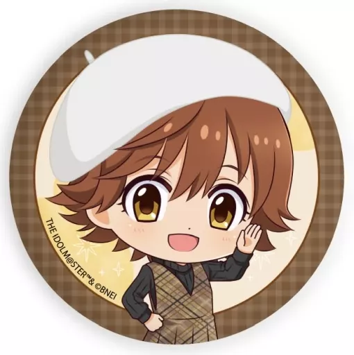 本田未央 「アイドルマスター シンデレラガールズ 缶バッジ 06.秋コーデver.(ミニキャライラスト)」