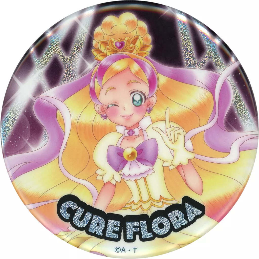 キュアフローラ 「全プリキュア 20th Anniversary LIVE! ホログラム缶バッジ2015～2017」