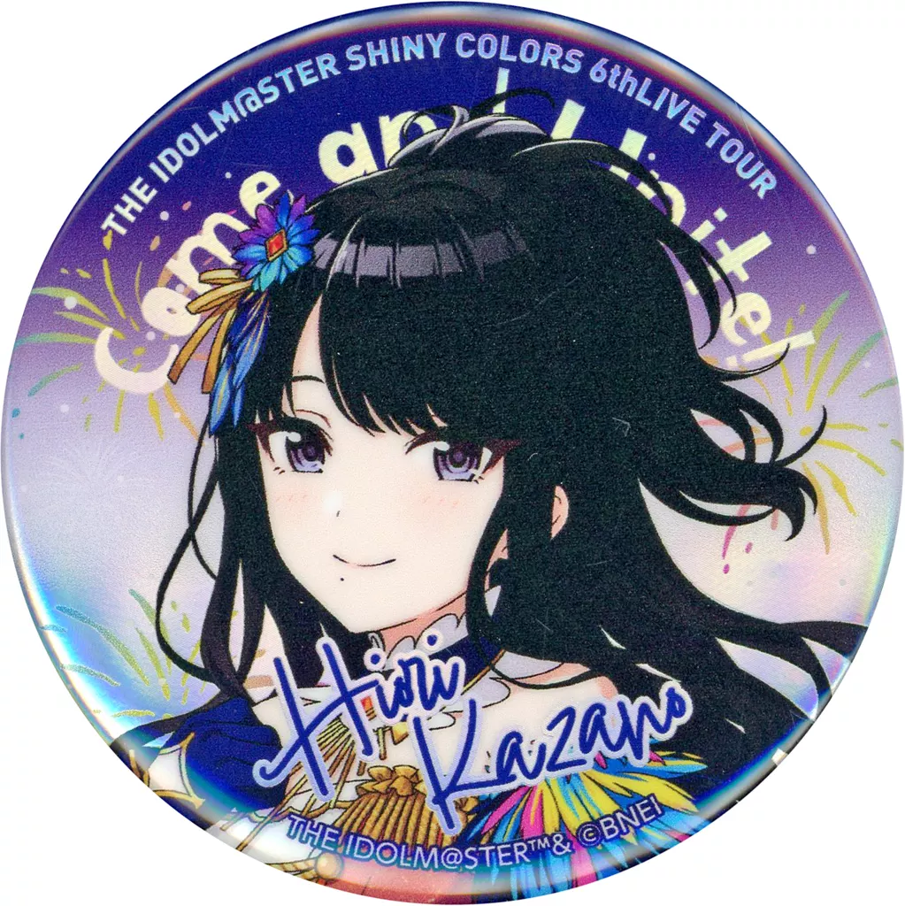 風野灯織 オーロラ缶バッジ 80個 THE IDOLM@STER SHINY COLORS 6thLIVE TOUR Come and Unite! 横浜公演