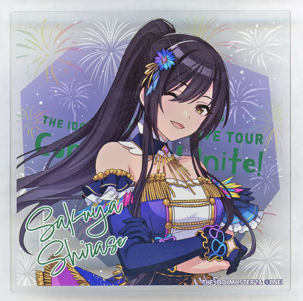 白瀬咲耶(Fantastic Fireworks ver.) 公式プロデュースバッジ 「アイドルマスター シャイニーカラーズ」