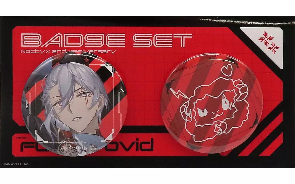 駿河屋 -<中古>ファルガー・オーヴィド 缶バッジセット 「バーチャル