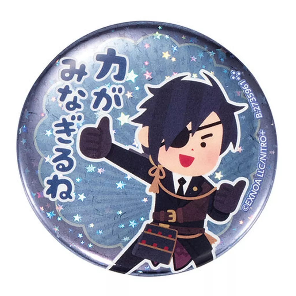 新品★刀剣乱舞【燭台切光忠】EDイラスト缶バッジ 刀剣乱舞 燭台切光忠 スクエア缶バッジ 跪坐 | K-BOOKS 池袋 2次元