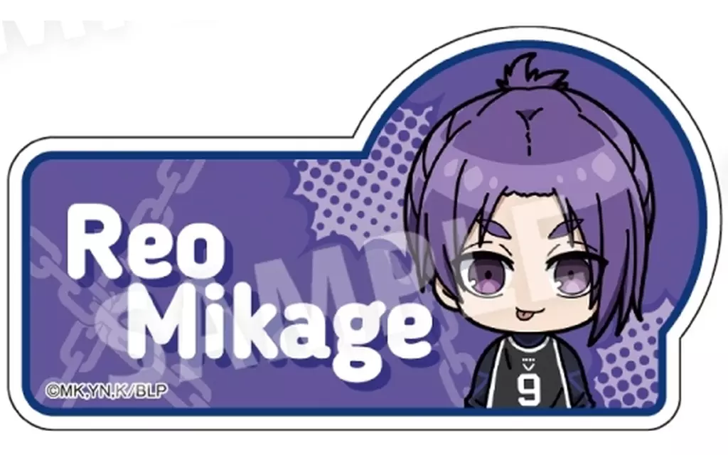 御影玲王 ネームバッジ 60個ほど ブルーロック ネームバッジ トイシリーズVer. 御影 玲王 – FAN+Life