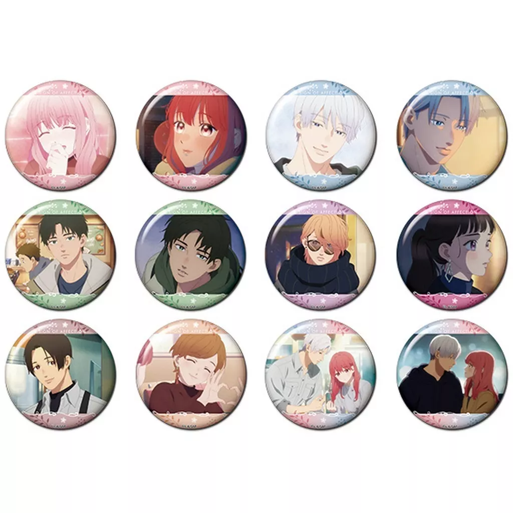 全12種セット 「ゆびさきと恋々 缶バッジコレクション」