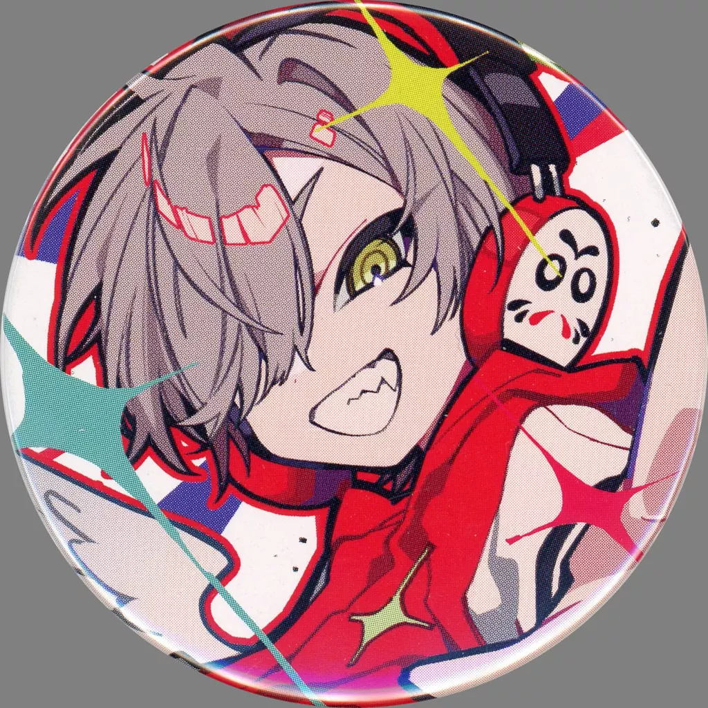 駿河屋 - 【買取】だるまいずごっど(Crazy Raccoon) 缶バッジA(等身