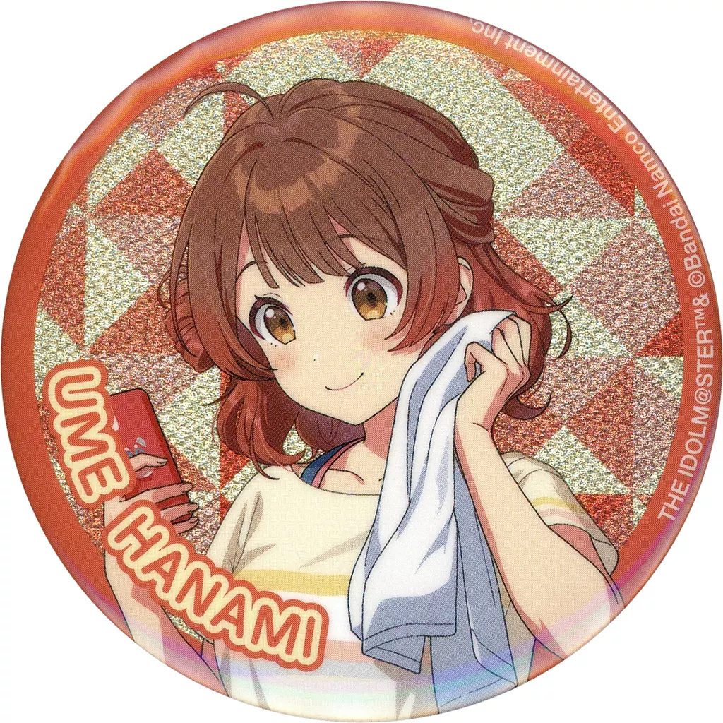 J.花海佑芽 グリッター缶バッジ 「学園アイドルマスター」