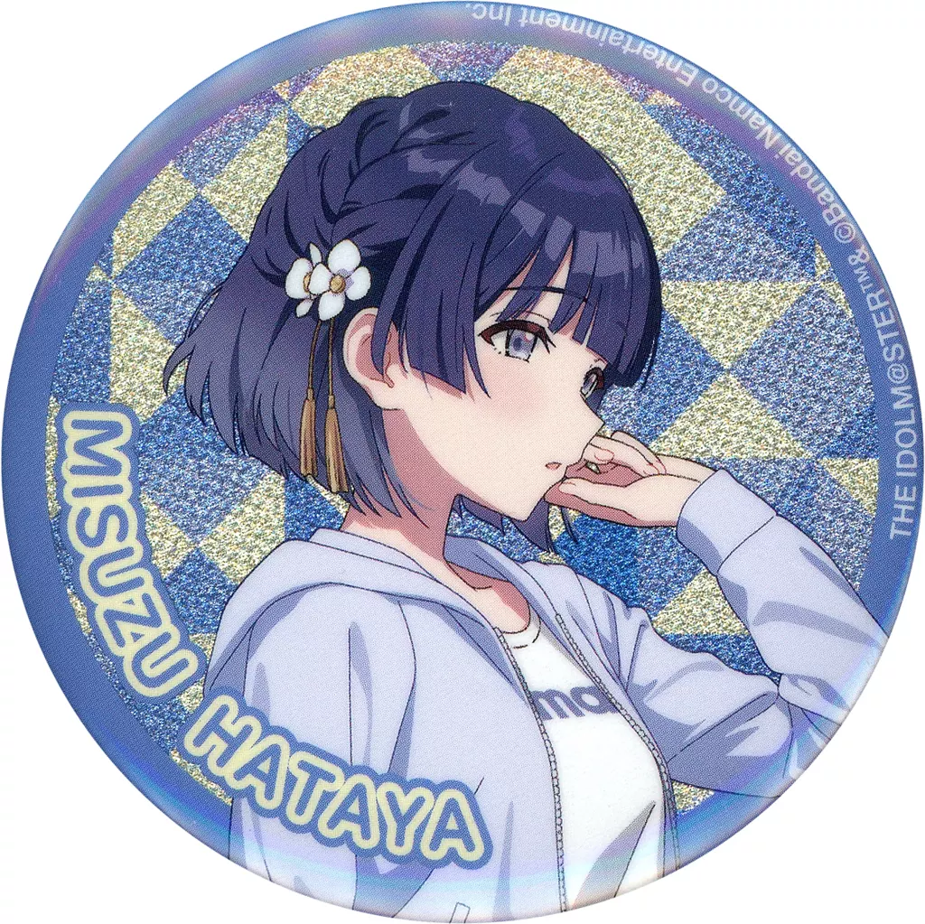 K.秦谷美鈴 グリッター缶バッジ 「学園アイドルマスター」