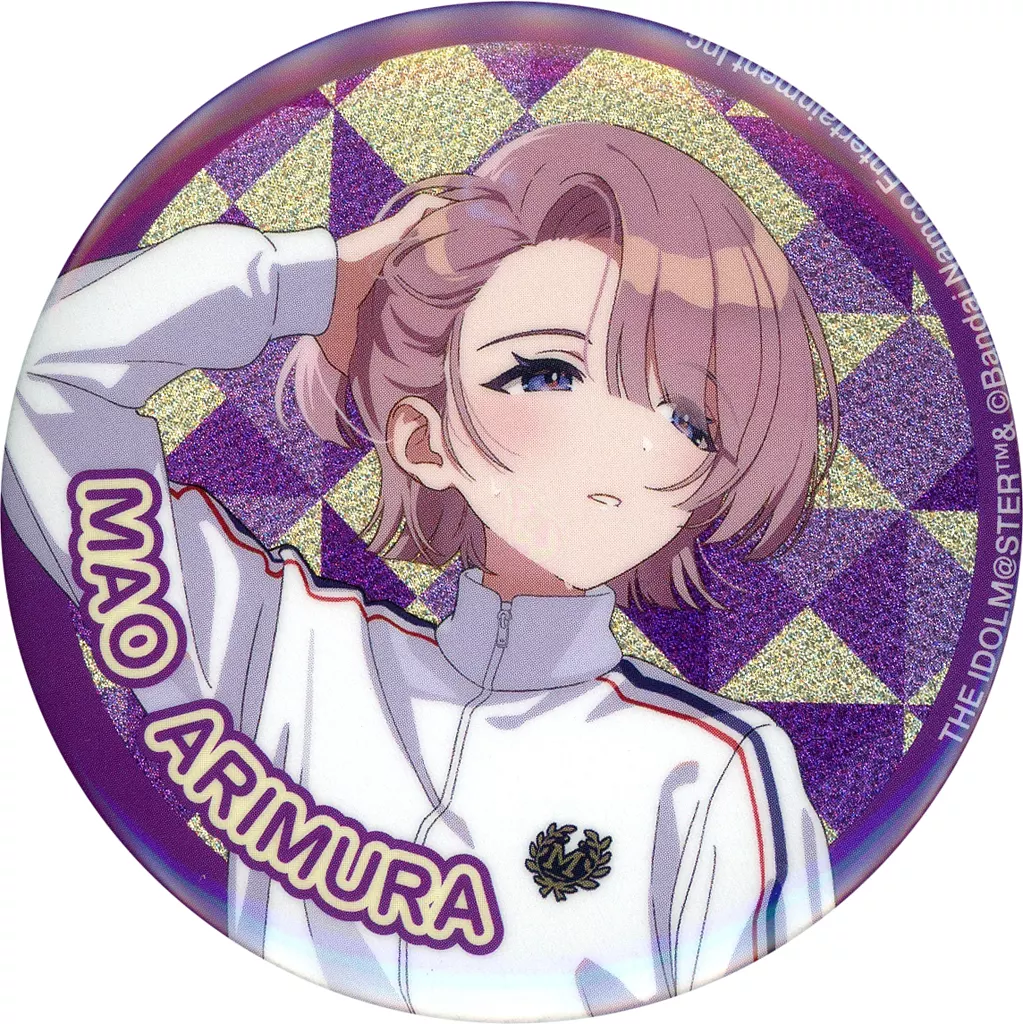 D.有村麻央 グリッター缶バッジ 「学園アイドルマスター」