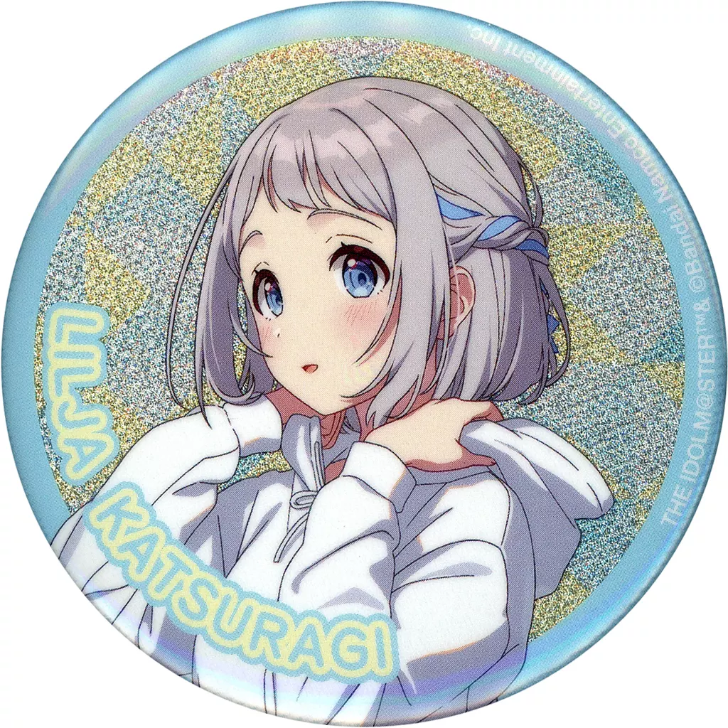 E.葛城リーリヤ グリッター缶バッジ 「学園アイドルマスター」