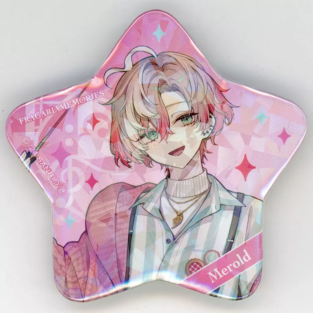 駿河屋 - 【買取】メロルド 星型缶バッジ“RED BOUQUET” 「フラガリア