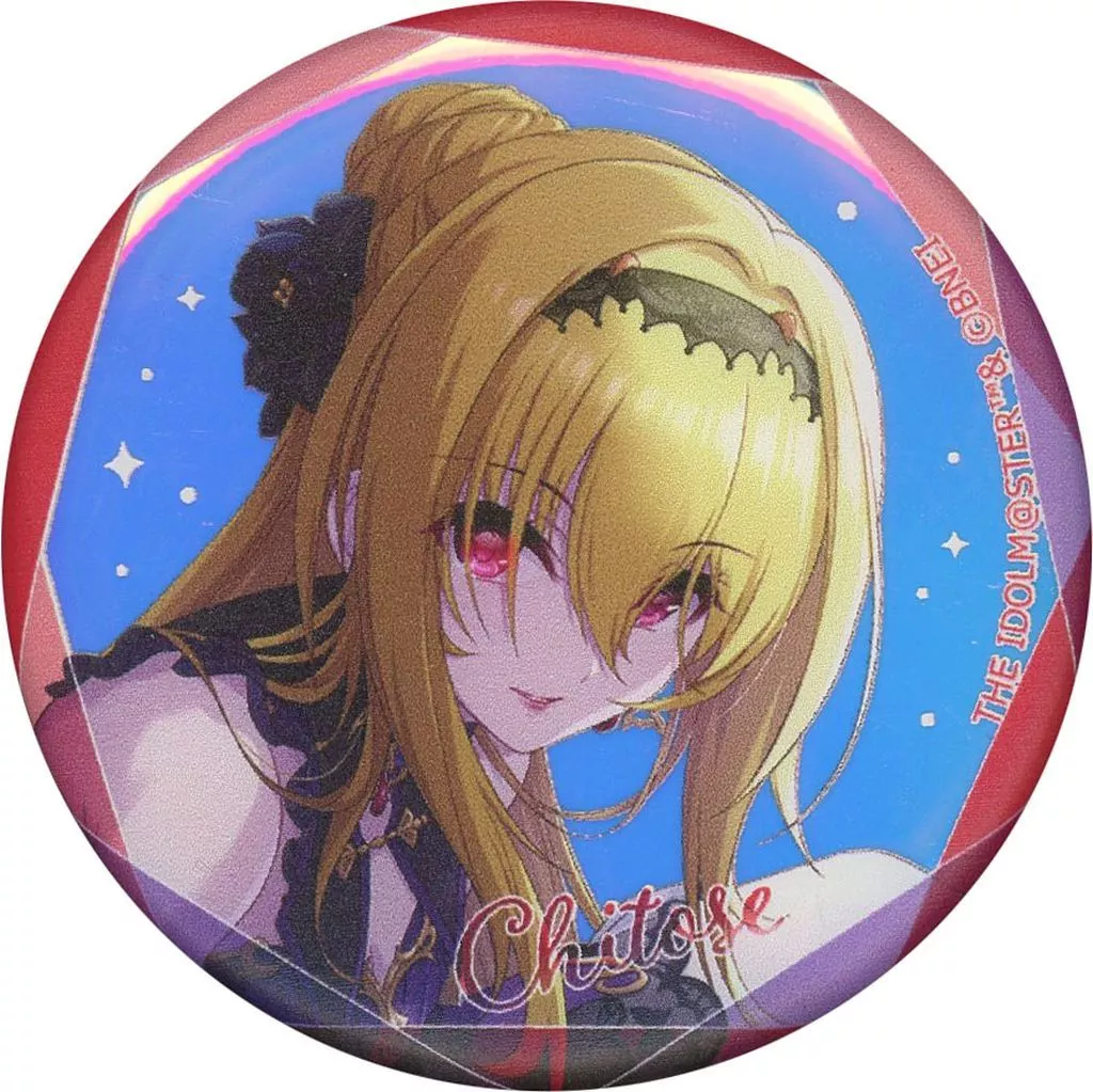 黒埼ちとせ(STARLIGHT FANTASY ver.) 公式オーロラ缶バッジ 「アイドルマスター シンデレラガールズ」