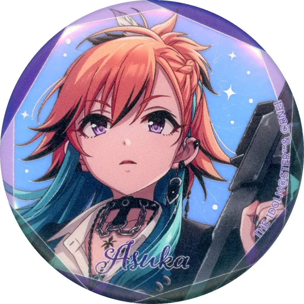 二宮飛鳥(STARLIGHT FANTASY ver.) 公式オーロラ缶バッジ 「アイドルマスター シンデレラガールズ」