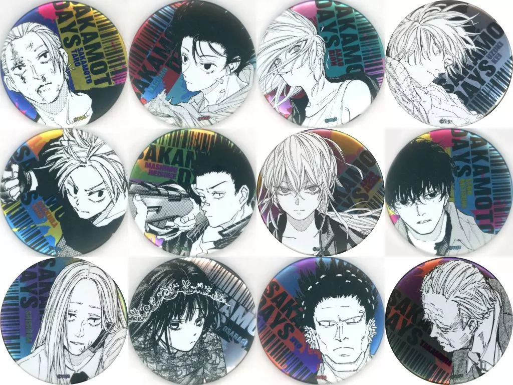 バッジ・ビンズ　全12種セット 「SAKAMOTO DAYS デコレクション缶バッジ 第2弾」