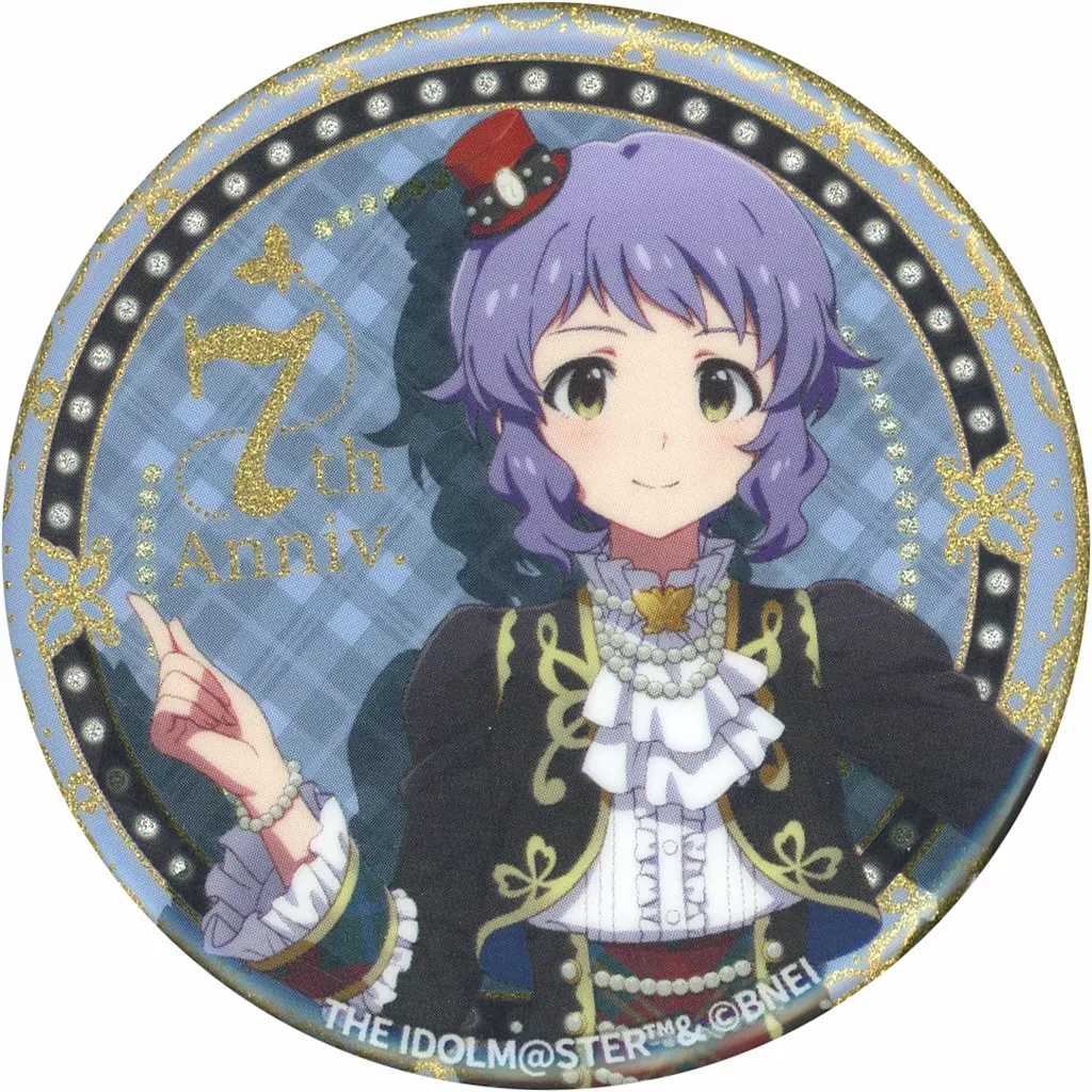 真壁瑞希 グリッター缶バッジ ブライテスト・ショーケースver. 「アイドルマスター ミリオンライブ! シアターデイズ 7th Anniversary in AKIHABARA ～秋葉原っぱフェスティバル～」