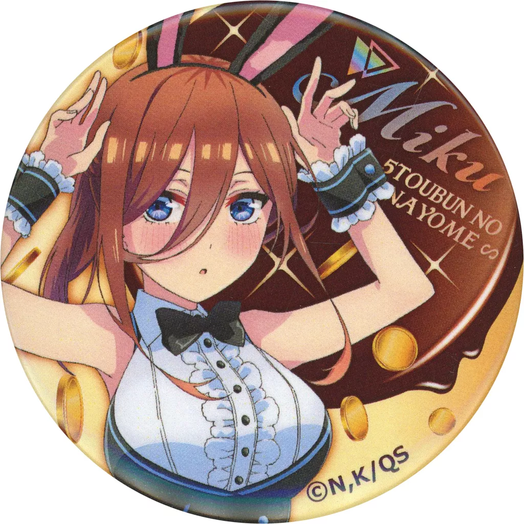 五等分の花嫁 あにしゅが Anisugar プリン 缶バッジ 中野三玖 バニー 五等分の花嫁 Anisugar プリン 缶バッジ 中野三玖 2個セット - 일본
