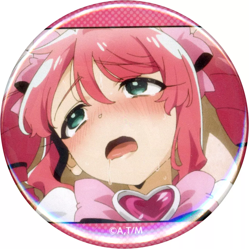 マジアマゼンタ ホログラム缶バッジ 「DRAW!DRAW! 魔法少女にあこがれて オンラインくじ」 E-8賞