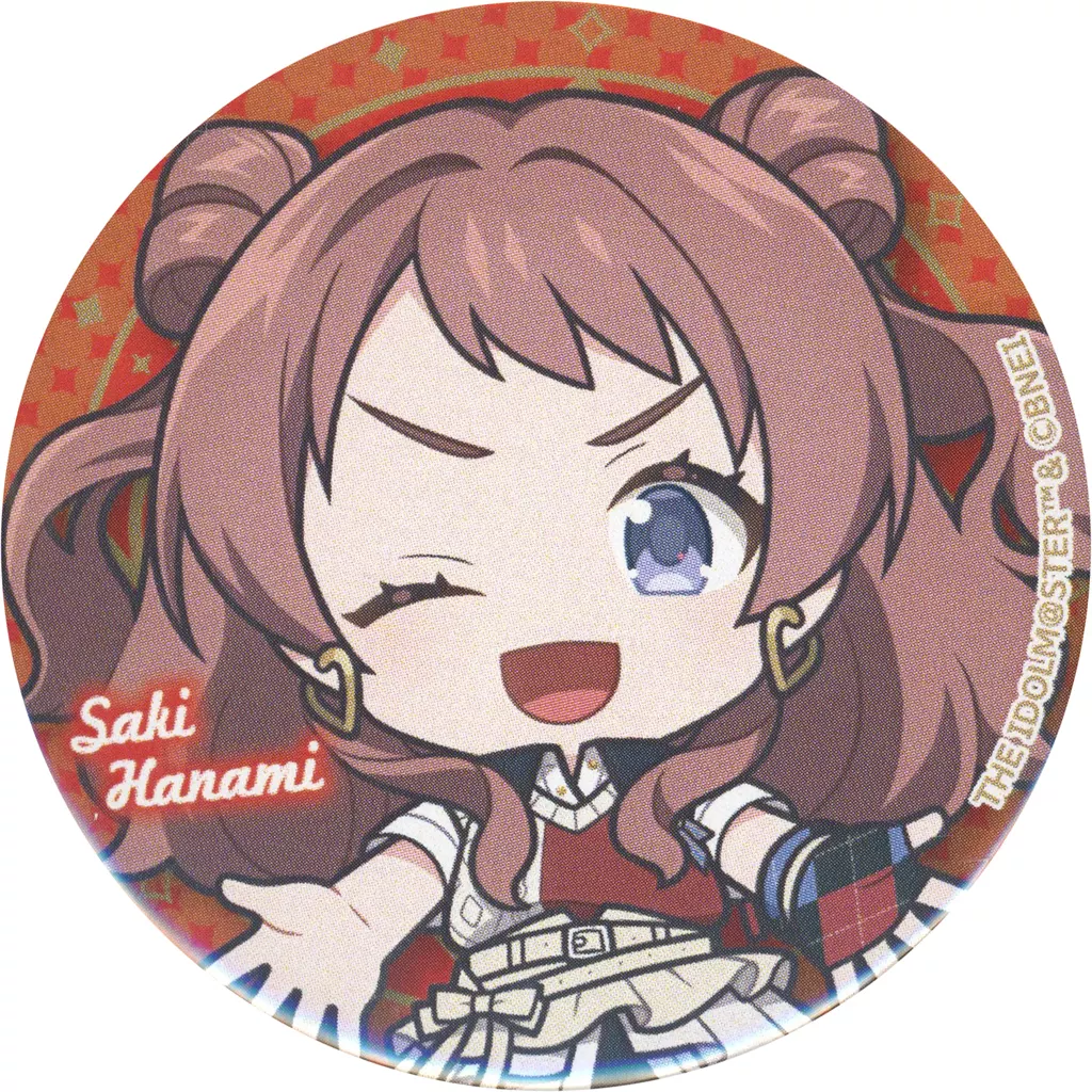 花海咲季 「学園アイドルマスター×SWEETS PARADISE DEBUT LIVE 開催記念Cafe トーレディング缶バッジ」