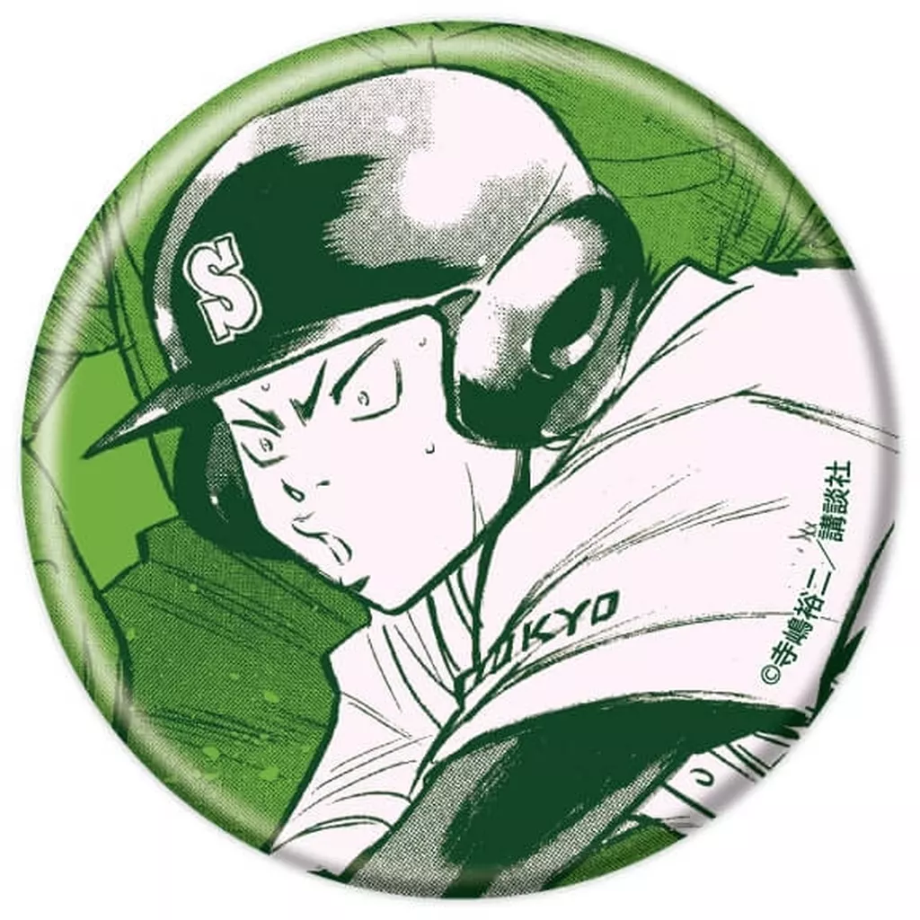 ダイヤのA　倉持洋一　クリップ　レザー缶バッジ ダイヤのA 倉持洋一 AMNIBUS 缶バッジ - メルカリ