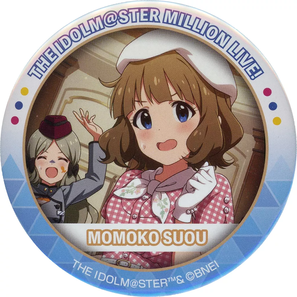 周防桃子(I did+I will=Make it!/覚醒前) 缶バッジ 「アイドルマスター ミリオンライブ!」 アイドルマスターオフィシャルショップ くじM＠STER C賞