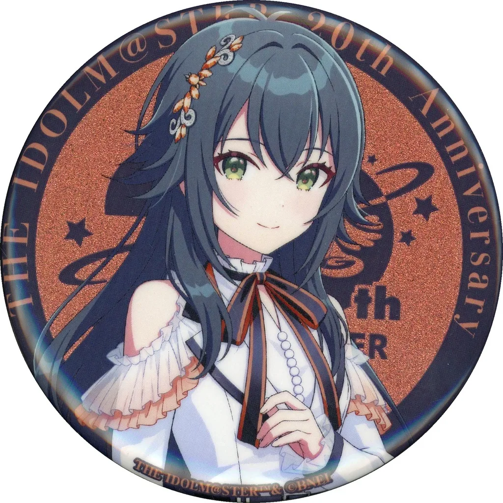 月村手毬 公式φ75mmグリッター缶バッジ 「学園アイドルマスター」 アイドルマスター20周年記念