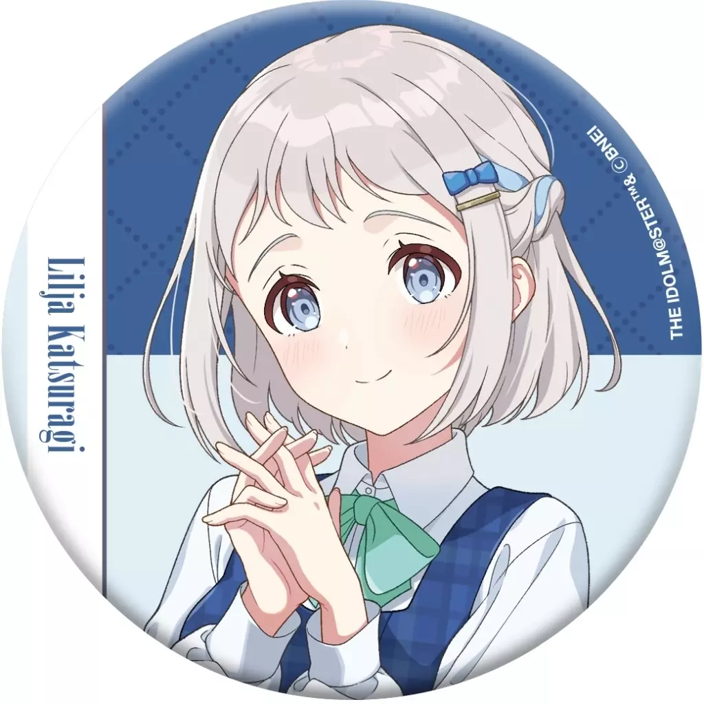 葛城リーリヤ グリッター缶バッジ 「学園アイドルマスター」