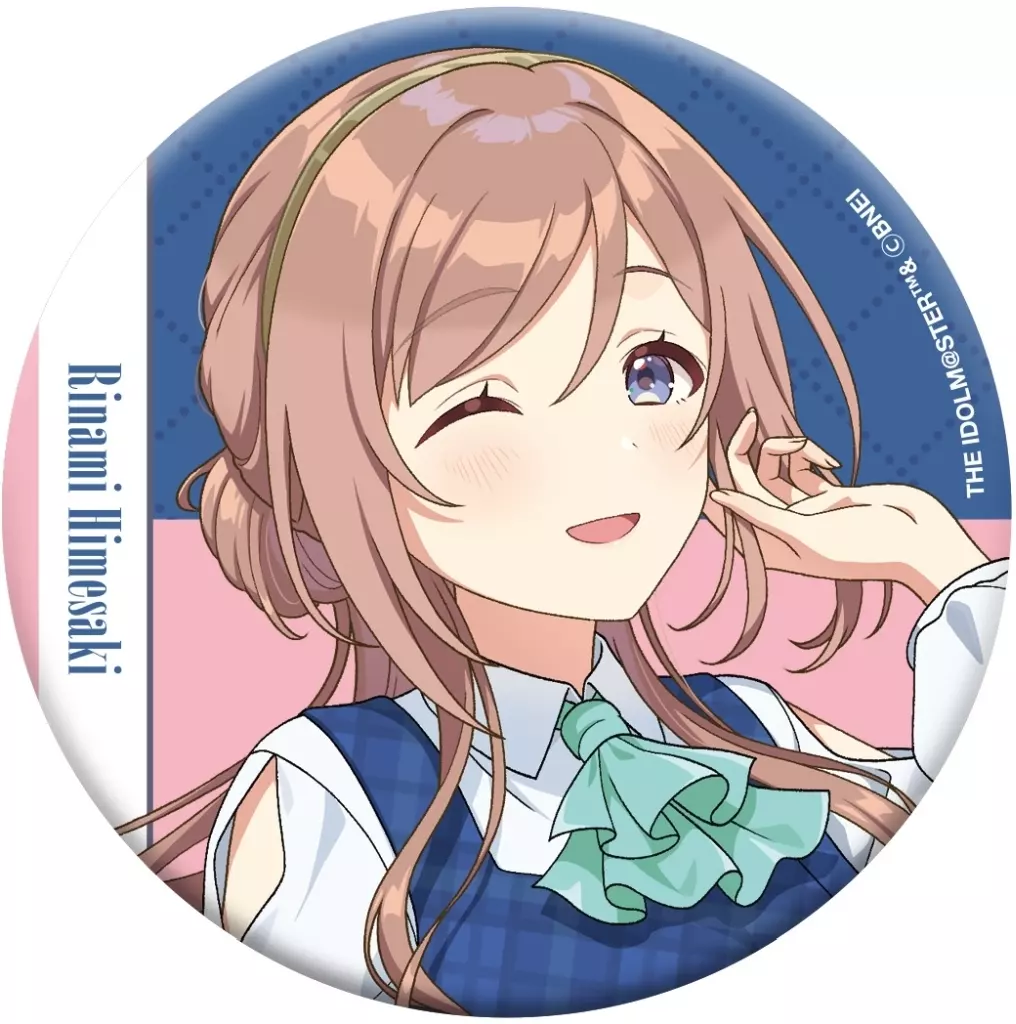 姫崎莉波 グリッター缶バッジ 「学園アイドルマスター」