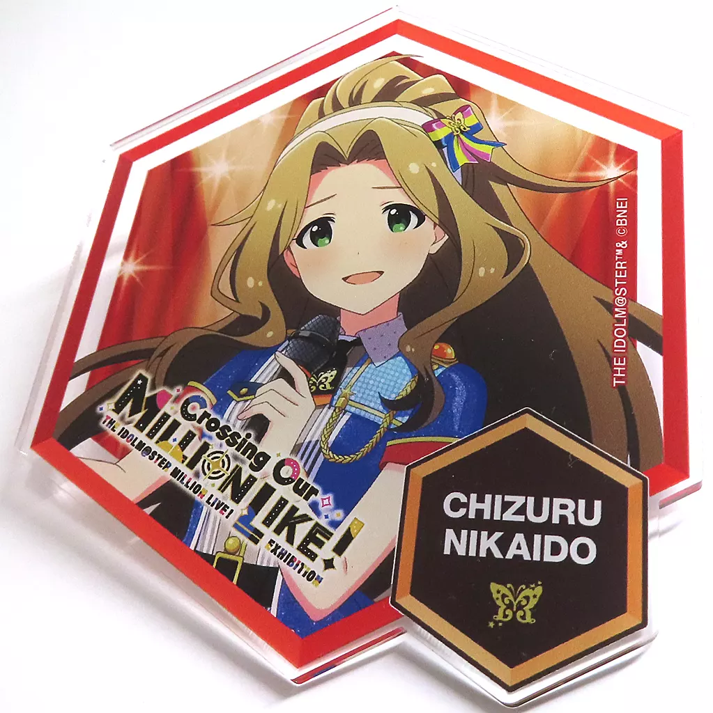 二階堂千鶴 公式プロデュースバッジ 「アイドルマスター ミリオンライブ!展 ～Crossing Our MILLION LIKE!～」