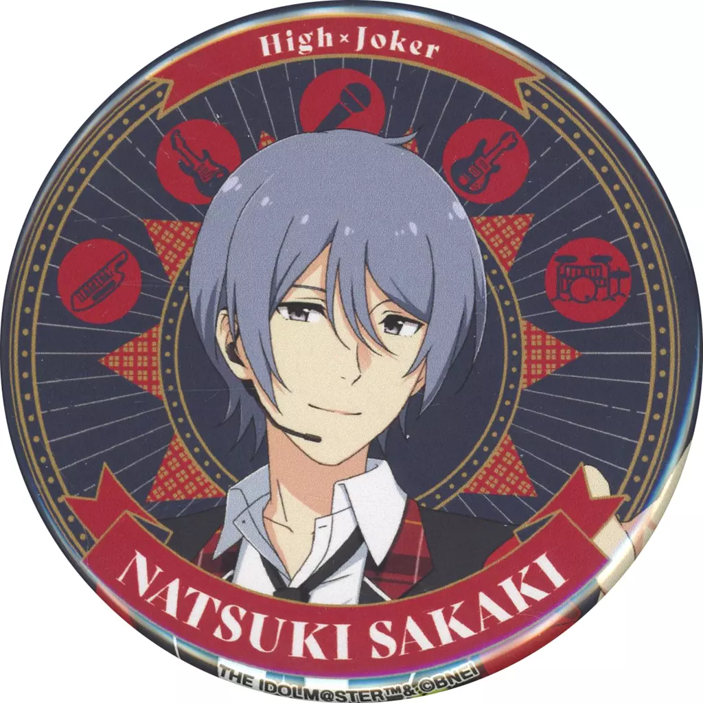 榊夏来 「アイドルマスター SideM 315 Production presents F＠NTASTIC COMBINATION LIVE ～PINATATIME!!～ 公式トレーディング缶バッジ 315Pro High×Joker」