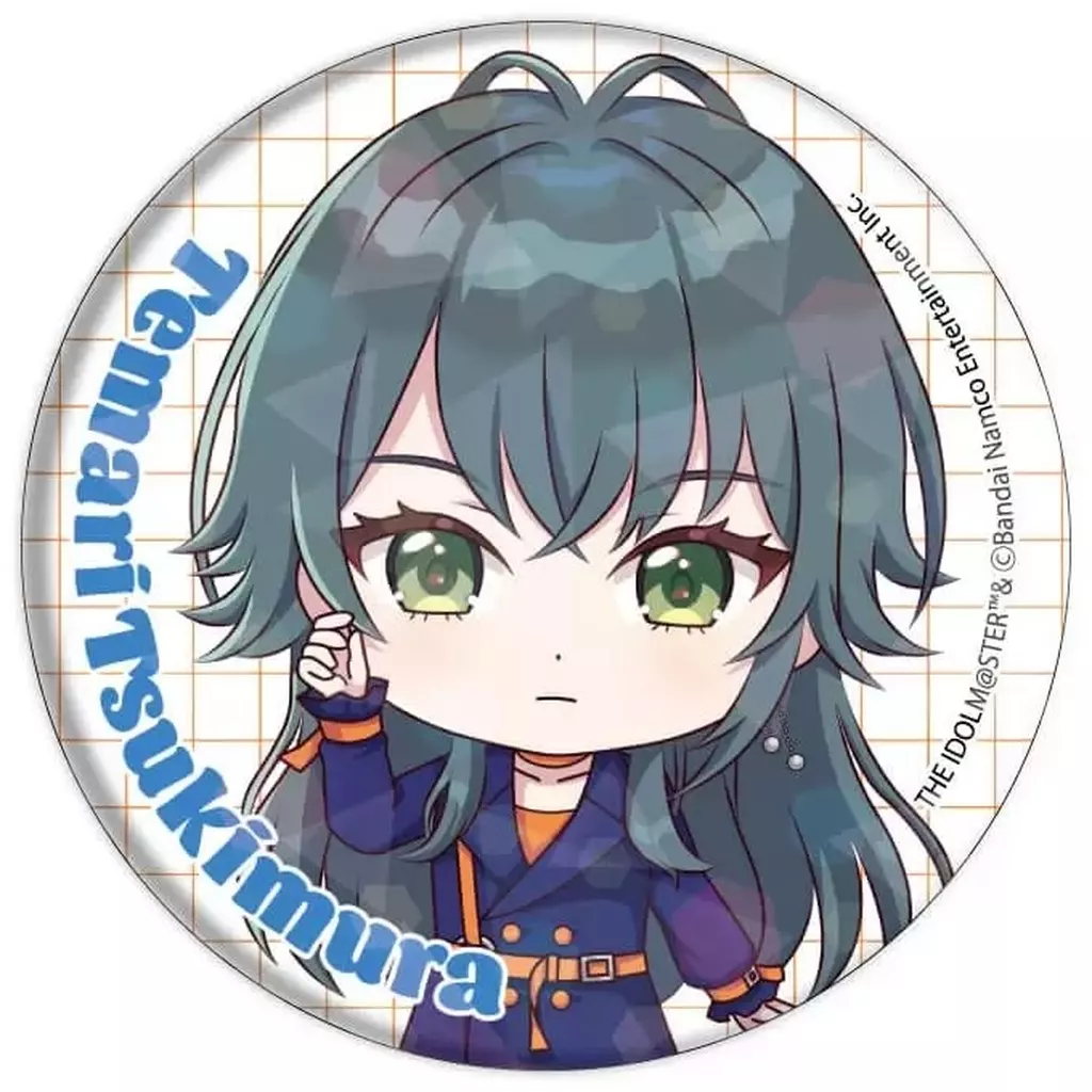 月村手毬 「学園アイドルマスター グッズフェア in ゲーマーズ ホログラム缶バッジ 02/シミラールック衣装ver.(ミニキャライラスト)」