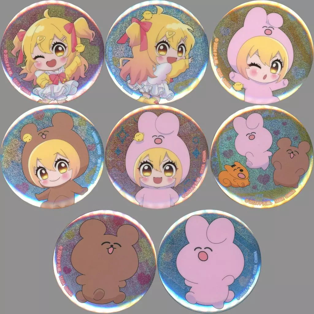 駿河屋 -<中古>全8種セット 缶バッジ 「P丸様。」（バッジ・ピンズ）