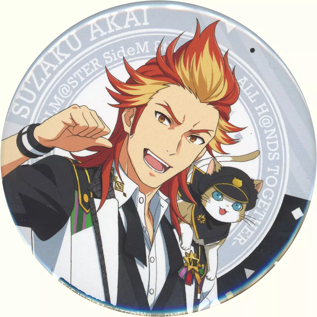 紅井朱雀 「THE IDOLM＠STER SideM 8th STAGE ～ALL H＠NDS TOGETHER～ 公式トレーディング缶バッジ B」