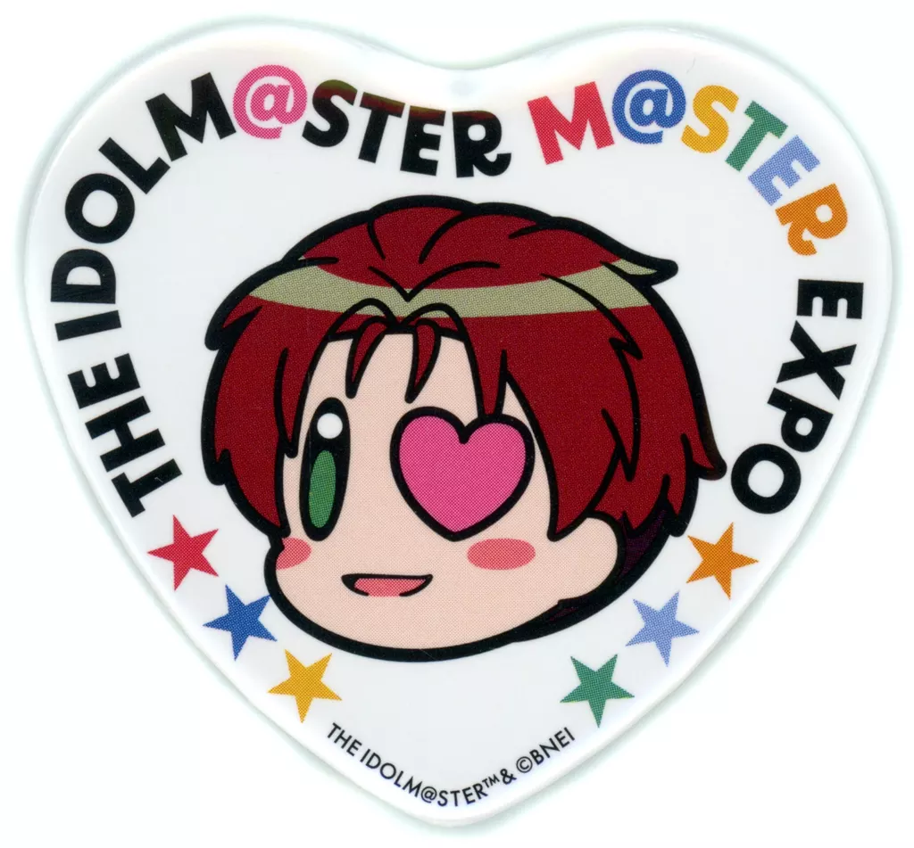 眉見鋭心 「THE IDOLM＠STER M＠STER EXPO 公式「ぽっ」トレーディングハート缶バッジ SideM ver.」