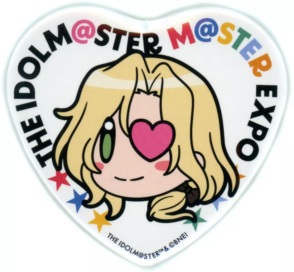 都築圭 「THE IDOLM＠STER M＠STER EXPO 公式「ぽっ」トレーディングハート缶バッジ SideM ver.」