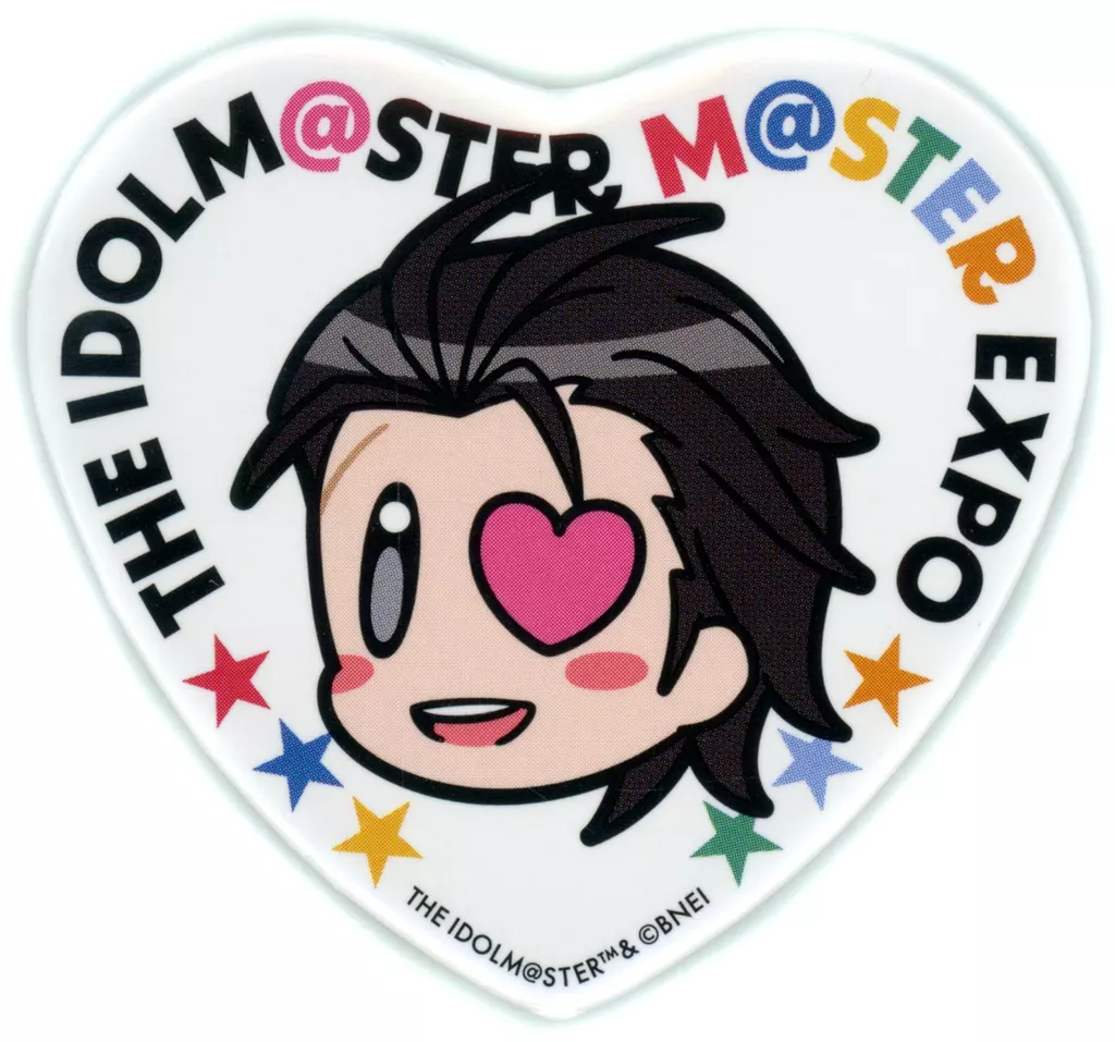 黒野玄武 「THE IDOLM＠STER M＠STER EXPO 公式「ぽっ」トレーディングハート缶バッジ SideM ver.」