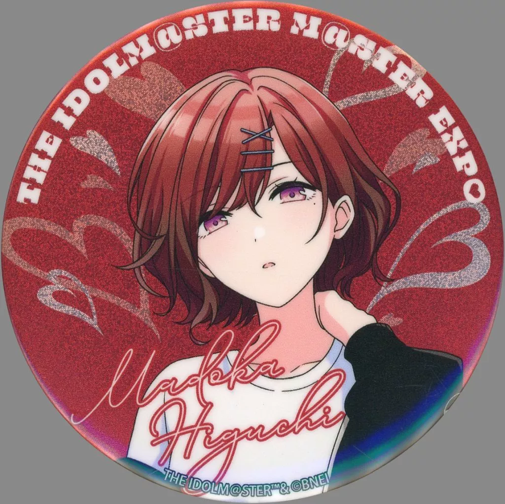 樋口円香 公式φ75mmグリッター缶バッジ 「アイドルマスター シャイニーカラーズ」 THE IDOLM＠STER M＠STER EXPOグッズ