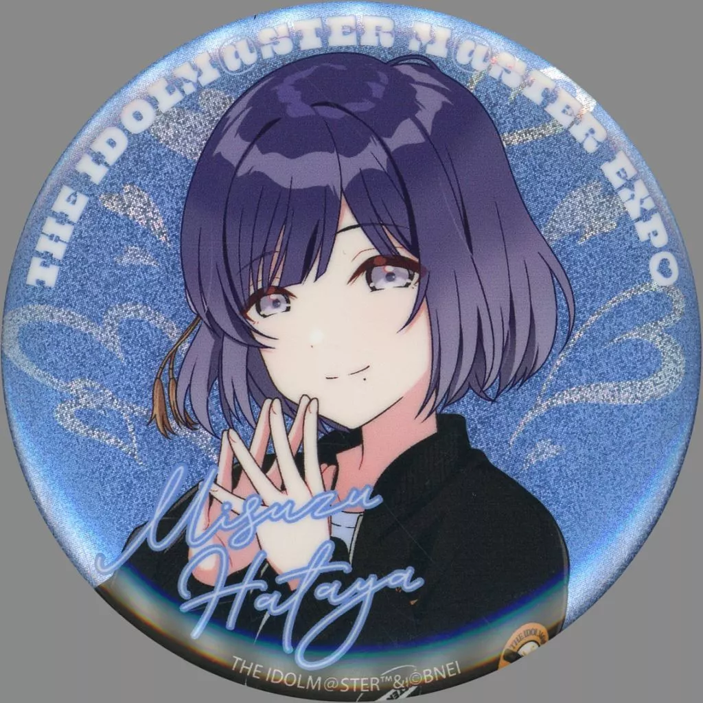 秦谷美鈴 公式φ75mmグリッター缶バッジ 「学園アイドルマスター」 THE IDOLM＠STER M＠STER EXPOグッズ