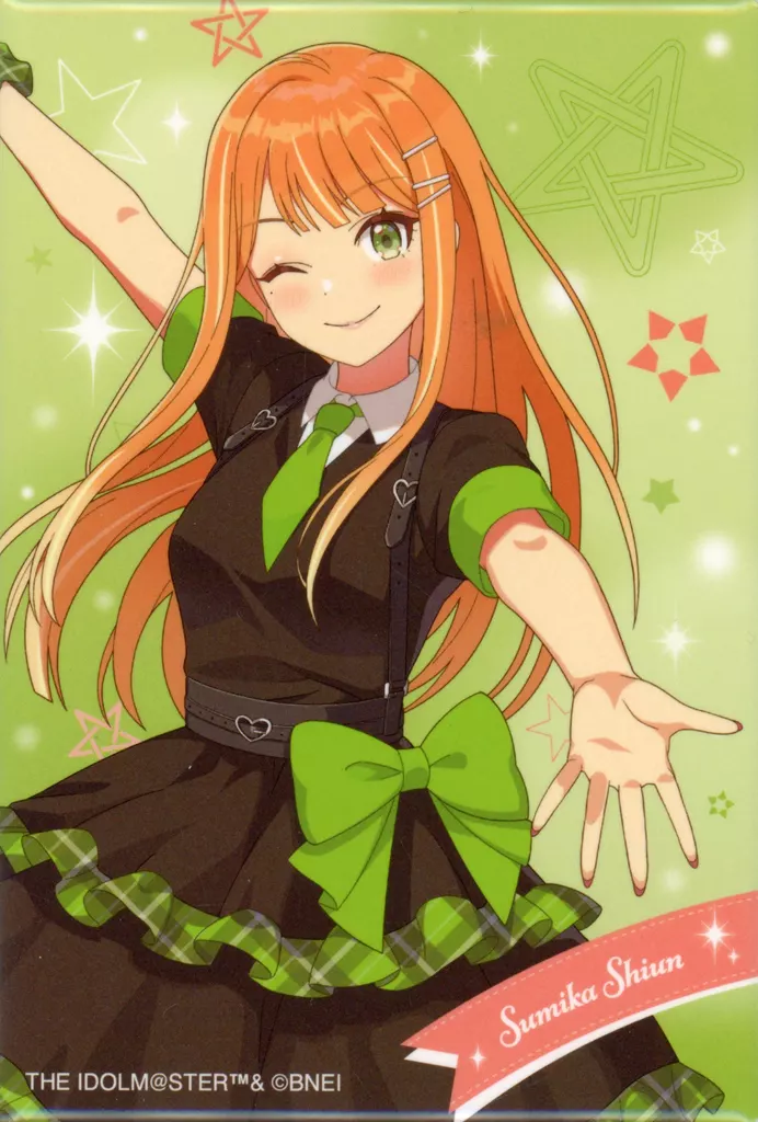 紫雲清夏 スクエア缶バッジ 「くじ引き堂 学園アイドルマスター オンラインくじ」 D-3賞