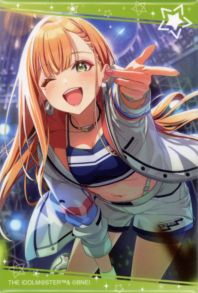 紫雲清夏 Tame-Lie-One-Step スクエア缶バッジ 「くじ引き堂 学園アイドルマスター オンラインくじ」 D-6賞