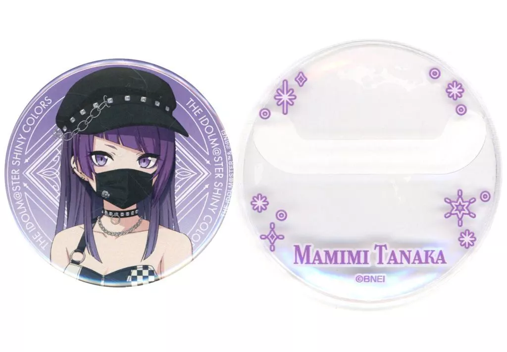 田中摩美々 「アイドルマスター シャイニーカラーズ 櫻木真乃＆浅倉透 POP UP SHOP White Night Collection トレーディングカバー付き缶バッジ White Night Collection」