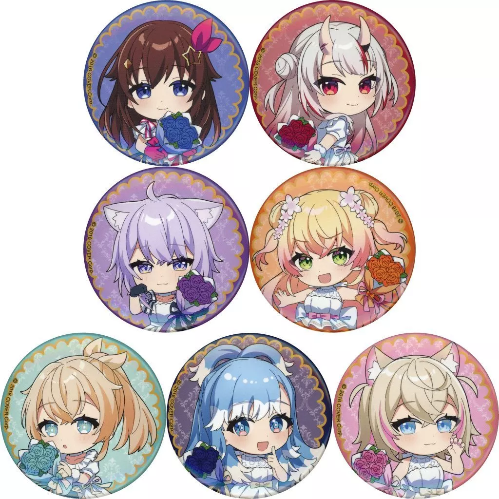 全7種セット 「バーチャルYouTuber ホロライブ キャラバッジコレクション/C」