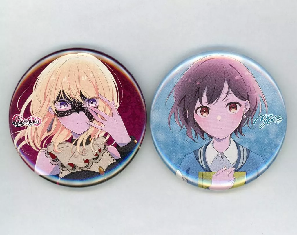バンドリ　カバーコレクション　アニメイト特典　ドロリス　缶バッジ バッジ・ビンズ高松燈/ドロリス缶バッジ2個セット「CD BanG