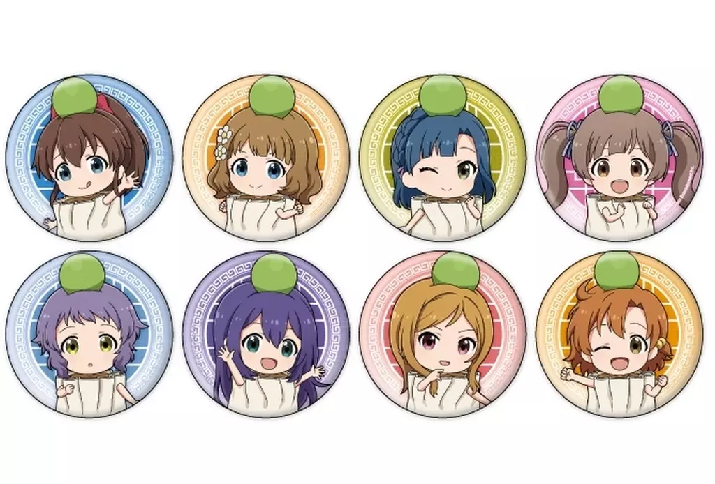 全8種セット 「アイドルマスター ミリオンライブ! 09.トレーディング缶バッジ しゅうまいver.」