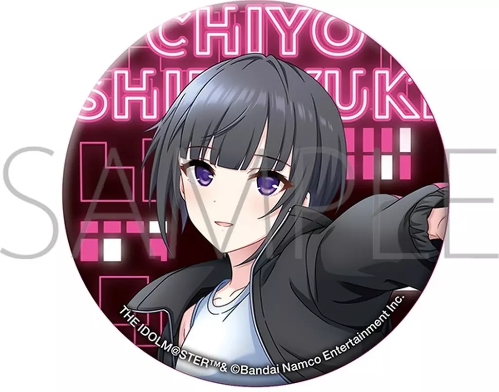 白雪千夜 グリッター缶バッジ 「アイドルマスター シンデレラガールズ」