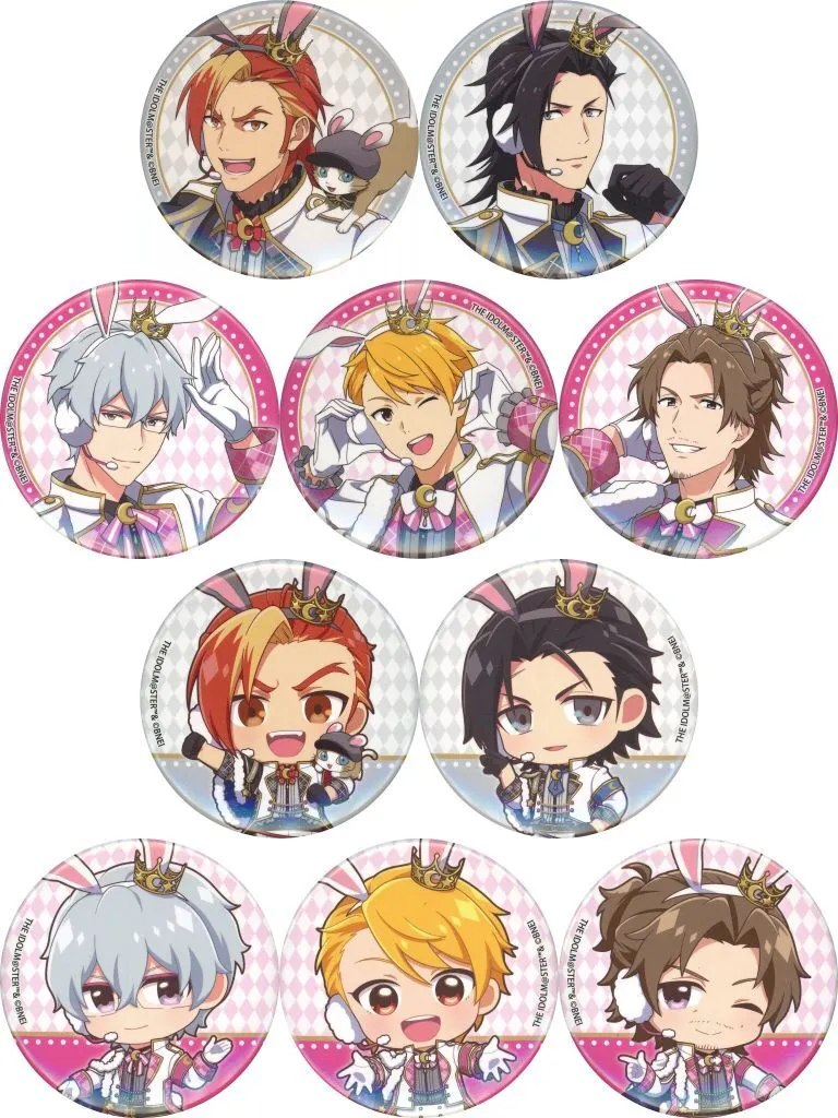 全10種セット 「アイドルマスター SideM×ドン・キホーテ トレーディング缶バッジ Star Light ラビット ver.」