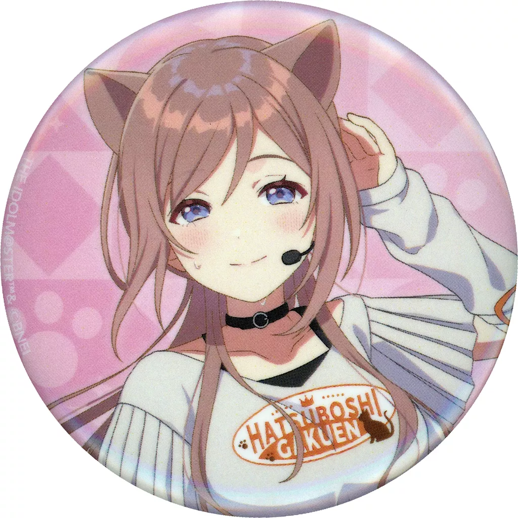姫崎莉波 「学園アイドルマスター×カラオケまねきねこ 缶バッジ」