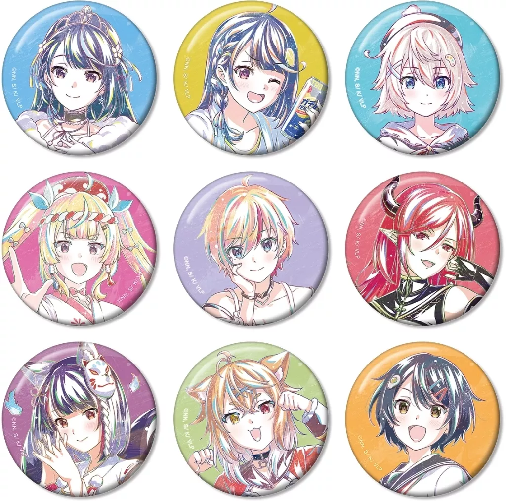 全9種セット 「VTuberなんだが配信切り忘れたら伝説になってた トレーディング Ani-Art 缶バッジ」